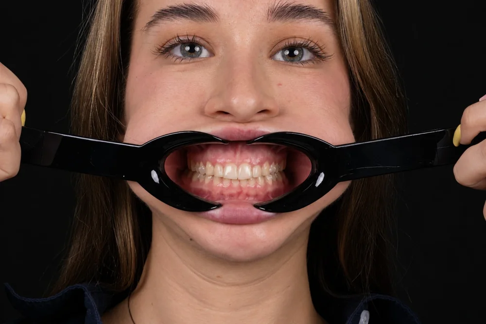 Retracted Smile · Frontal View